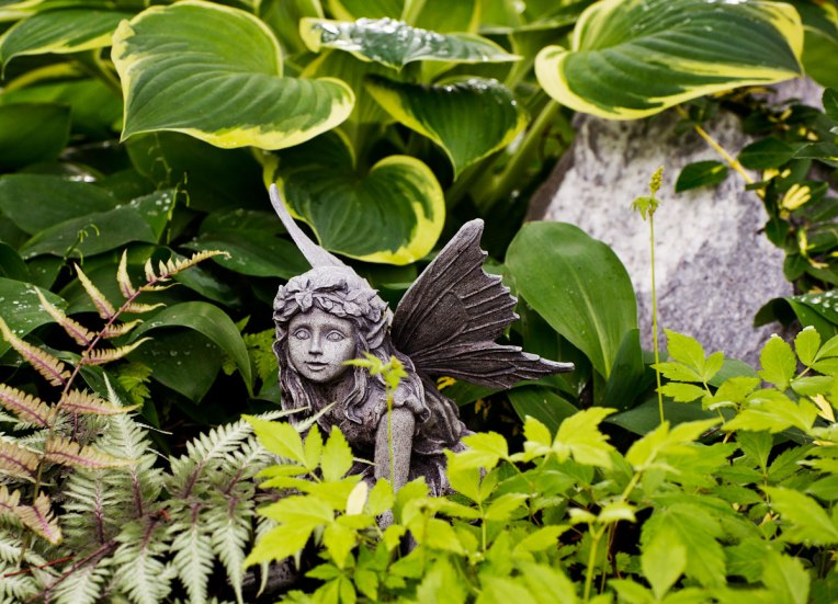 Small-Angel-in-Front-Garden-